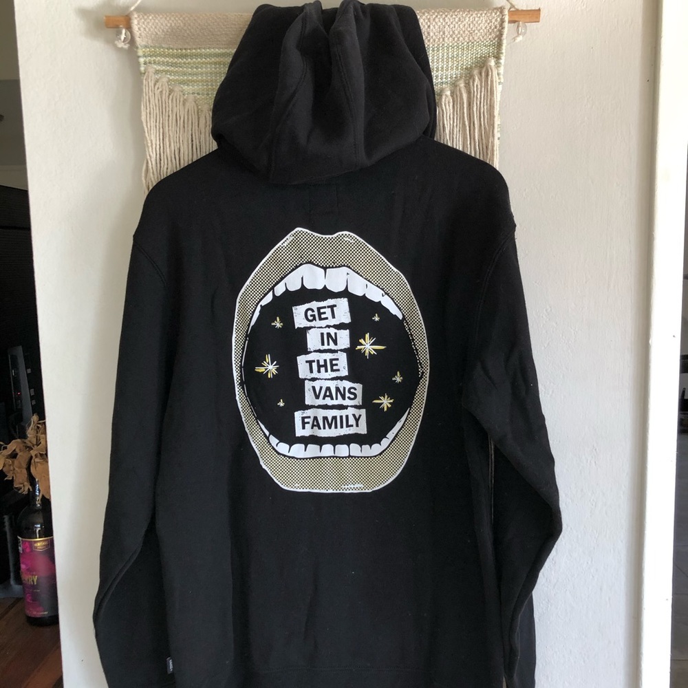 VANS FAM EMPLOYEE ONLY MOUTH HOODIE S
